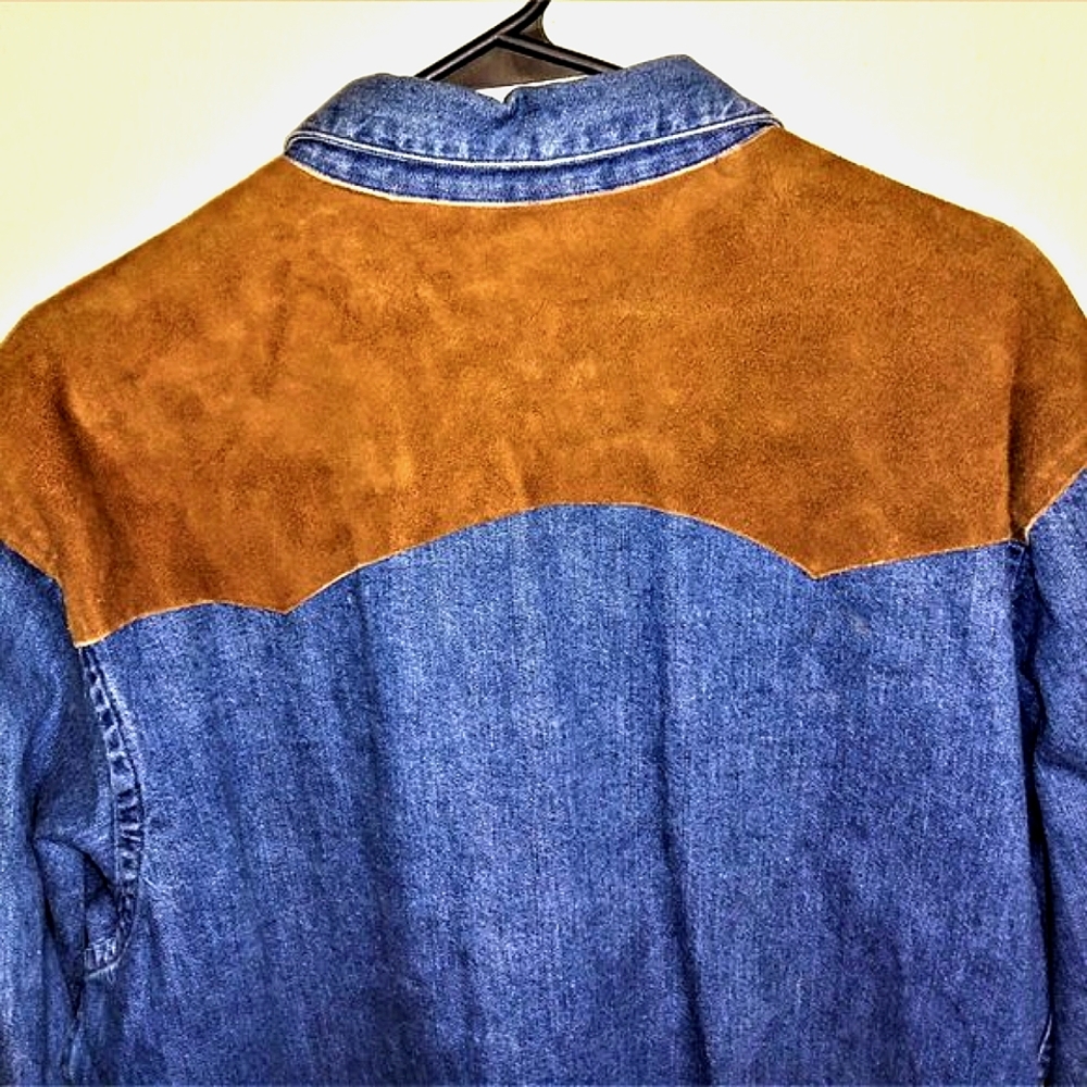 Vintage Ralph Lauren!!* denim long sleeve. - Picture 4 of 8